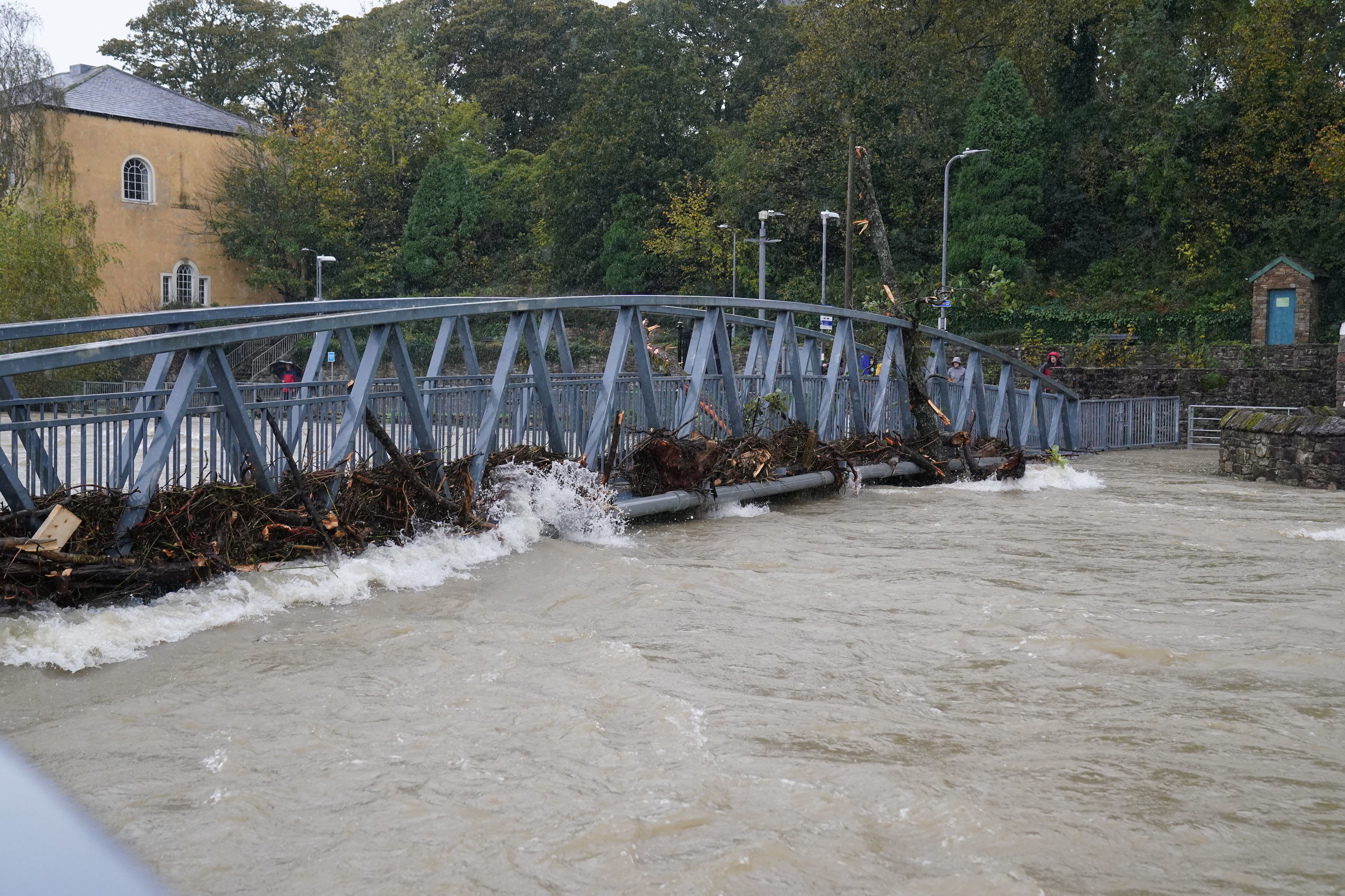 Floods swamp bridges in Scotland as UK to be hit with five more